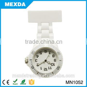 plastic cheap pin watches hot selling nurse doctor medical watch