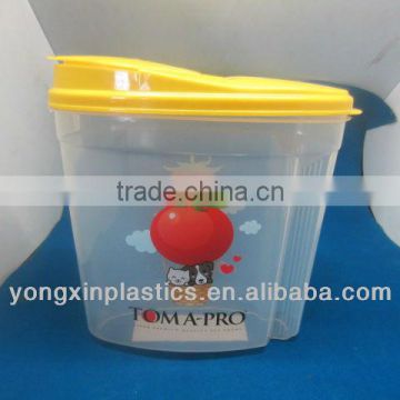 4.5L pp pet containers for food