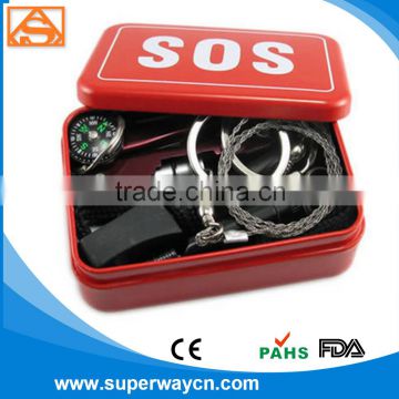2016 new emergency products wholesale SOS survival kit most popular camping survival kits