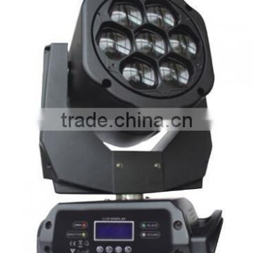 7 rgbw 4 in 1 leds light moving head in dj