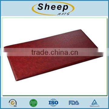China supply decorative anti fatigue comfort waterproof pu chef floor mat