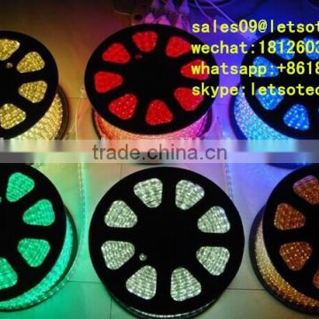 Factory price LED rope FPC Lamp Body Material and R/G/B/Y/W/RGB Emitting Color 60leds per meter flexible strip 220v led strip