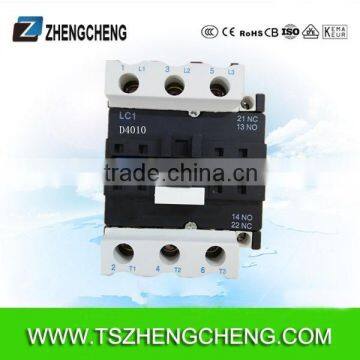 types of contactor LC1 D4010 110V 50Hz/60Hz contactors ac