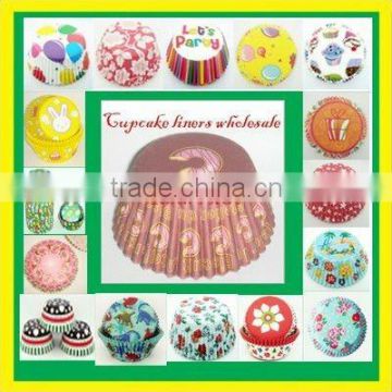 Food-grade colorful cupcake liners cake cases muffins cases for baking