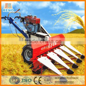 CE mini rice reaper/harvester for sale