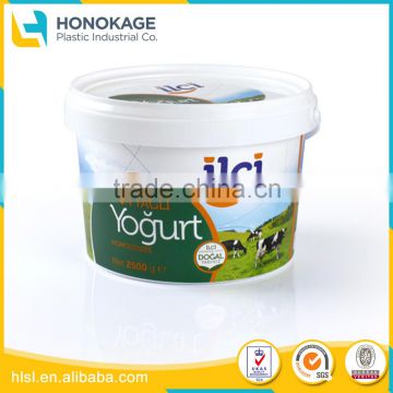 Colorful Food Grade Plastic Food Container Set, Elegant Packaging Boxes for Yogurt