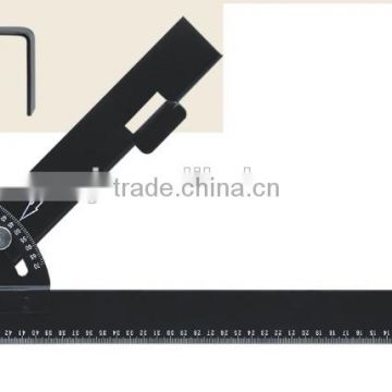 adjustable square angle ruler with protractor