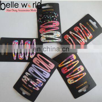 Good sale printed metal snap clip with competitive price