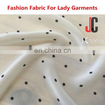 100% polyester 100D fabric chiffon printed fabric for ladies dress