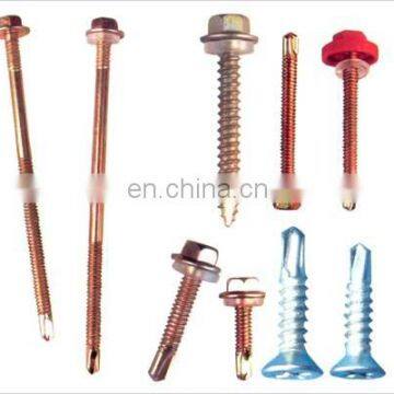 China manufactures stainless steel hex flange head self drilling roofing screw