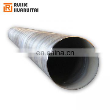 DN800 spiral steel pipes, 812mm big caliber welded steel pipe 31 inch OD Round steel tube
