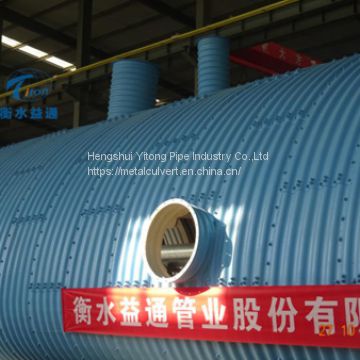 Corrugated Steel Utility Tunnel  Pipe Corrugated Metal