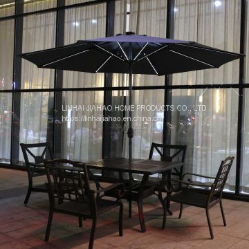 300-8 Market Umbrella with LED straight Light