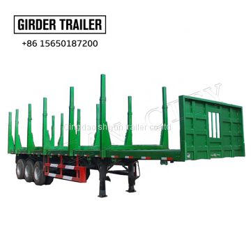 2/3 axles 40ft wood log semi trailer for sale