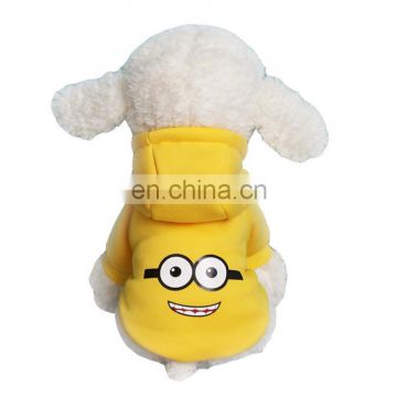 Hot Selling Pet Hoodie Cartoon Printing Dog Clothes 4 Legs Cotton Puppy Hoodies Coat Sweater