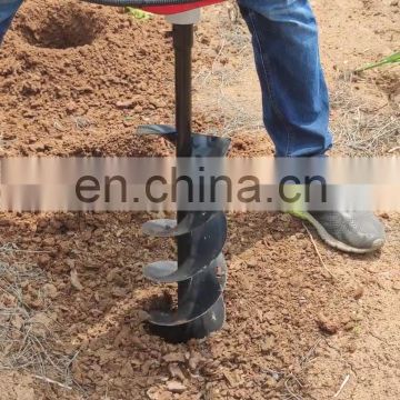 Post hole digger earth auger drilling hydraulic excavator 52cc gasoline
