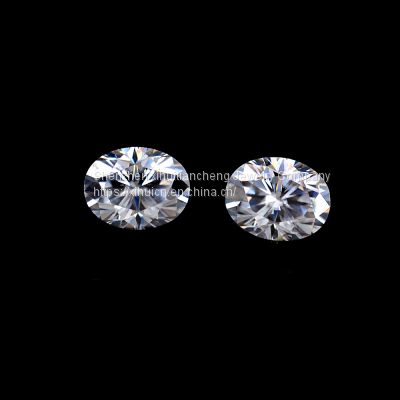 Moissanite 1 Carat D Color Loose Moissanite Stone Oval Excellent Cut 5x7mm VVS1 For Engagement Ring Bead For Jewelry Making