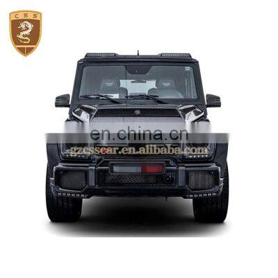 Top quality car engine hood for Mecedes G class W463 G63 G65 G55 to G900 B style carbon fiber big bonnet