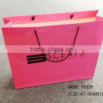 2013 new style nonwoven shopping bags, white paper bags for shopping,raw jute shopping bag