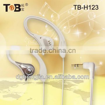 2014 hot selling new stylish earhook earphone headphone headset for mp3 mp4 pc computer
