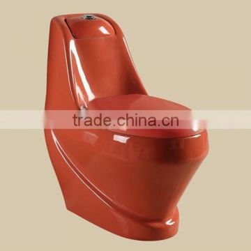 Ceramic red color ceramic toilet