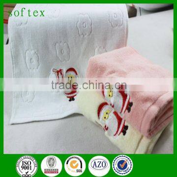 Soft and comfortable face towel christmas,christmas face towels