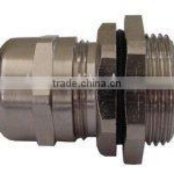 CNGAD IP68 brass cable splice(metal cable glands,	brass nickle-plated cable)(M)