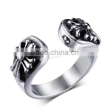 Stainless Steel Cuff Finger Ring