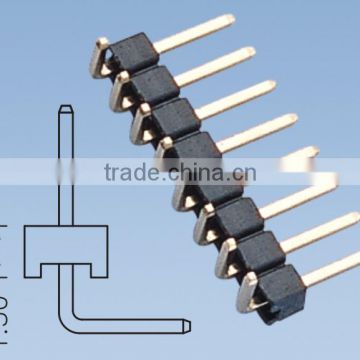 Single Row Right Angle Pin Header Connector 1.27mm