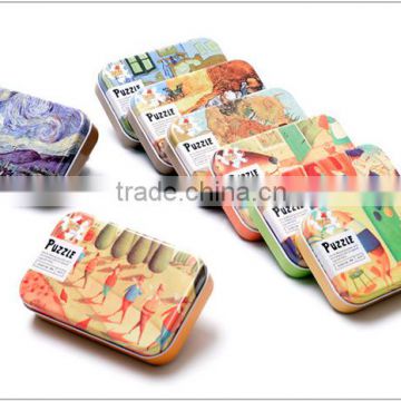 uncle wood(Germany ) 60 piece High quality puzzles jigsaw tin box packaging