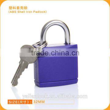 Yalian Brand Cheap Purple Color ABS Shell Iron Padlock