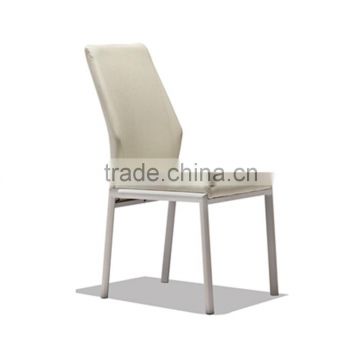 Z656-2 Modern PU Leather Metal Dining Room Chairs