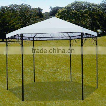 hexagonal metal tent