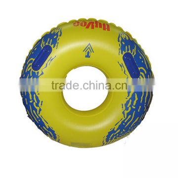 vivid color snow tube,high quality inflatable snow tube in yellow