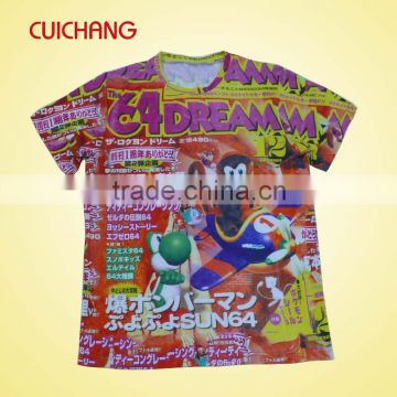 custom Sublimation t-shirts with good quality 2014