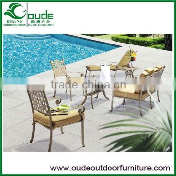 garden chairs and tea table