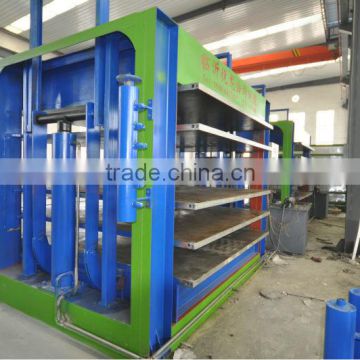 Hydraulic press for coir mats