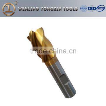 TiN-coated 4F/5F/6F end mills, milling cutter