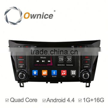 Ownice quad core android 4.4 dvd player for nissan x-trail 2015 with BT 16G ROM