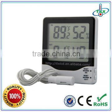 wire digital indoor outdoor thermometer and hygrometer TL8039