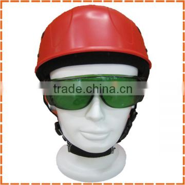 red high quility and good safety helmet, engineering safety helmet specifications
