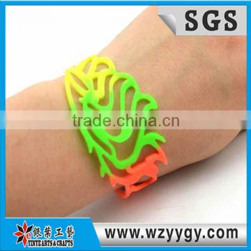 Special hollow out colorful silicone bracelets