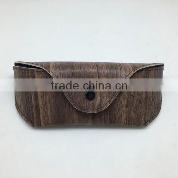 Good quality pu leather sunglasses case with customized logo