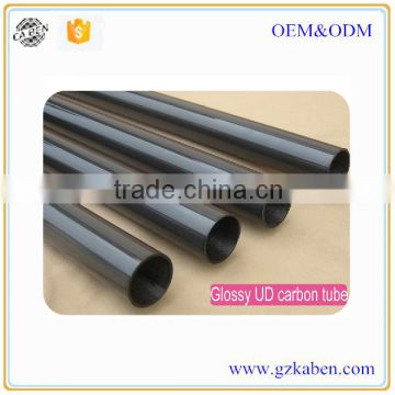 Selling well high quality glossy carbon fiber tube price carbon fiber telescopic tube 100mm factory