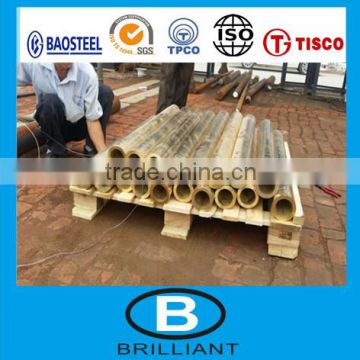 ASTM B280 spiral copper tube rectangular mill surface