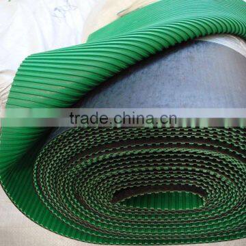 Horizontal Green Rib Rubber Sheets rubber Stripe sheets