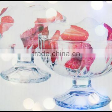 Glass ice cream bowl glass ware high quality glassware