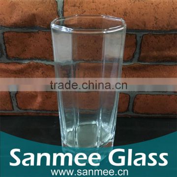 Hot Sale Tall and Thin Glass Drinking Cup