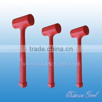 Rubber Mallet With One Piece Solid And Half Fiberglass handle STM008
