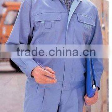 Summer Blue 100%Cotton Workwear Uniforms Industrial Uniforms